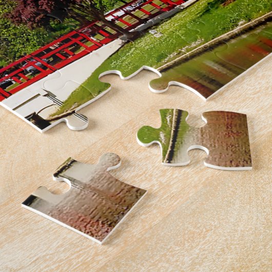 Huntsville Alabama Jigzaag Puzzle Legpuzzel (Zijkant)