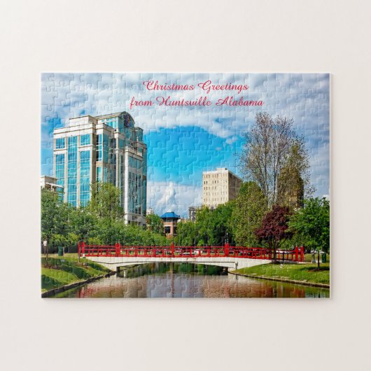 Huntsville Alabama Jigzaag Puzzle Legpuzzel (Horizontaal)
