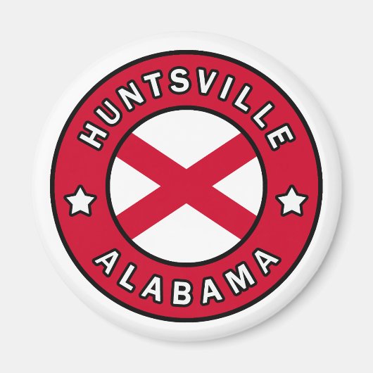 Huntsville Alabama Magneet (Voorkant)