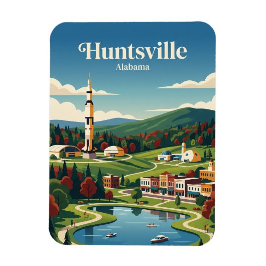 Huntsville Alabama Magneet (Verticaal)