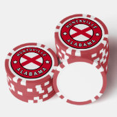 Huntsville Alabama Poker Chips (Opstapeling)