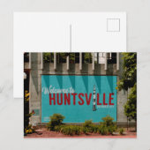 Huntsville Alabama Rocket City Briefkaart (Voorkant / Achterkant)