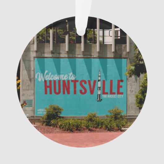 Huntsville Alabama Rocket City Ornament (voorkant)