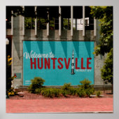 Huntsville Alabama Rocket City Poster (Voorkant)