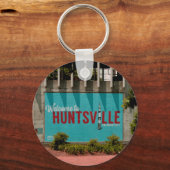 Huntsville Alabama Rocket City Sleutelhanger (Voorkant)