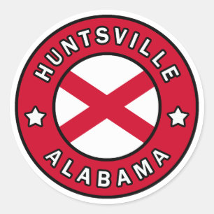 Huntsville Alabama Ronde Sticker