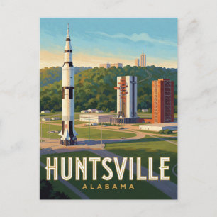 Huntsville Alabama Ruimtereis  Briefkaart