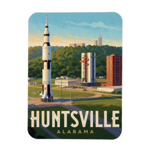 Huntsville Alabama Ruimtereizen Magneet