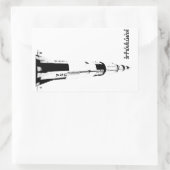 Huntsville, Alabama Saturn V-raket Rechthoekige Sticker (Tas)