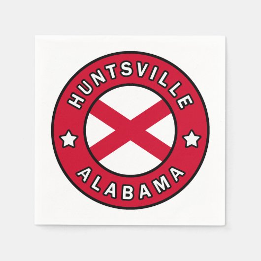 Huntsville Alabama Servet (Voorkant)