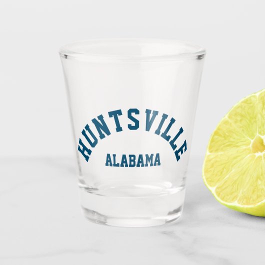 Huntsville, Alabama Shot Glas (Voorkant)