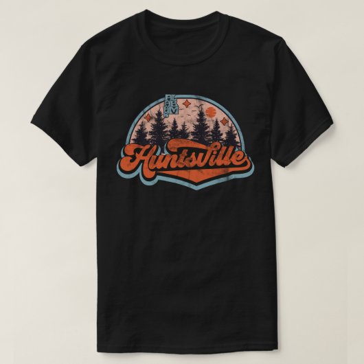 Huntsville, Alabama T-shirt (Design voorkant)