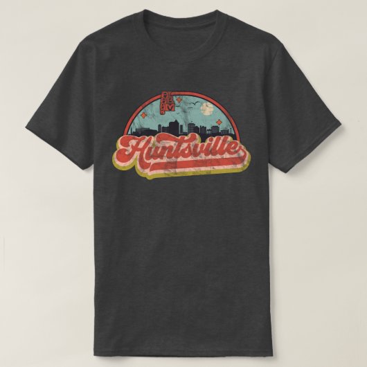 Huntsville, Alabama T-shirt (Design voorkant)