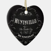 Huntsville Alabama - The Rocket City Keramisch Ornament (Rechts)