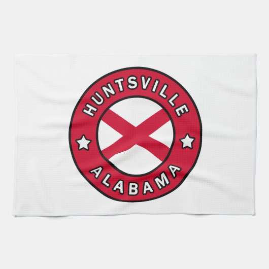 Huntsville Alabama Theedoek (Horizontaal)