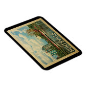 Huntsville Alabama Vintage Travel Magneet (Rechterzijde)