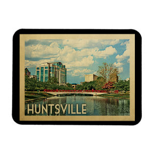 Huntsville Alabama Vintage Travel Magneet