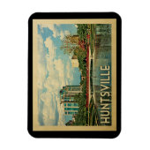 Huntsville Alabama Vintage Travel Magneet (Verticaal)