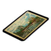 Huntsville Alabama Vintage Travel Magneet (Linkerzijde)