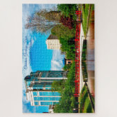 Huntsville Alabama Xmas Greetings Jigzaag Puzzle Legpuzzel (Verticaal)