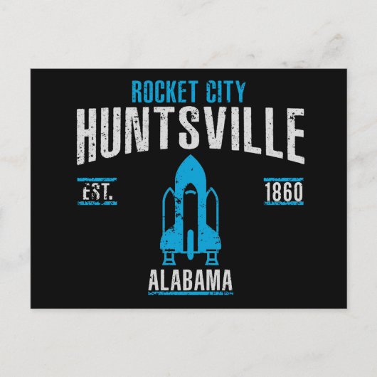 Huntsville Briefkaart (Voorkant)
