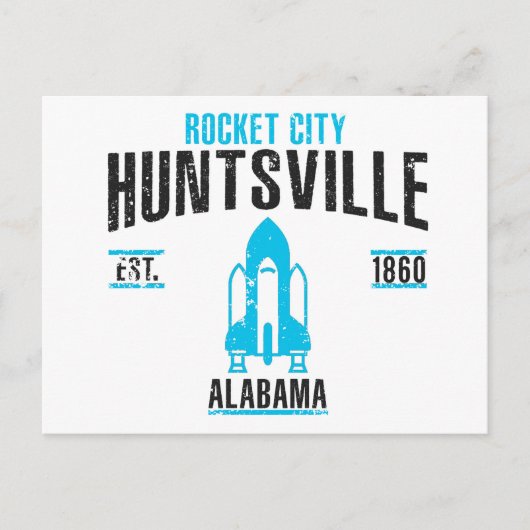 Huntsville Briefkaart (Voorkant)