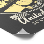 HUNTSVILLE CITY ALABAMA - ROCKET SPACESHIP POSTER (Hoek)