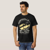 HUNTSVILLE CITY ALABAMA - ROCKET SPACESHIP T-SHIRT (Voorkant volledig)