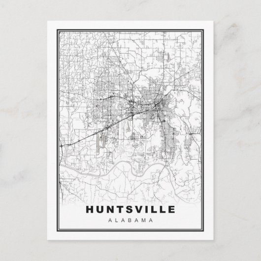 Huntsville Kaart (Voorkant)