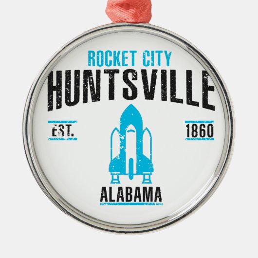 Huntsville Metalen Ornament (Voorkant)