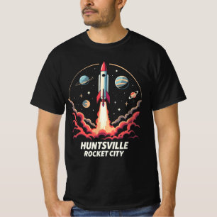 Huntsville Rocket City Ruimtevaart T-shirt