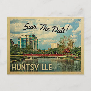 Huntsville Save the Date Alabama Aankondigingskaart