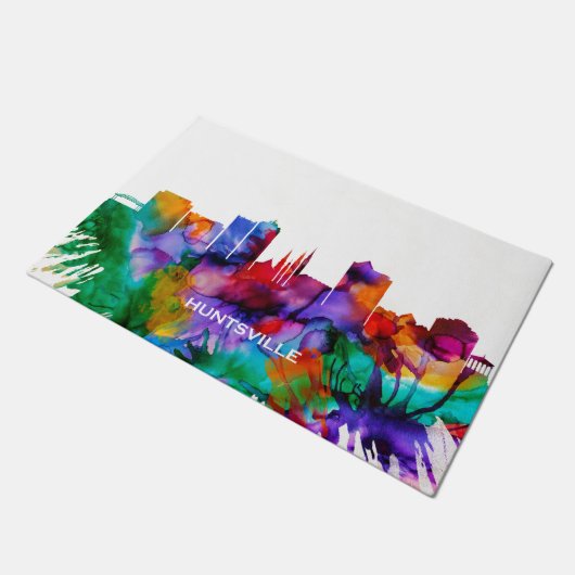 Huntsville Skyline Deurmat (Schuin)