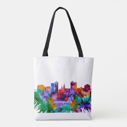 Huntsville Skyline Tote Bag (Achterkant)