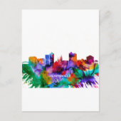 Huntsville Skyline Uitnodiging Briefkaart (Voorkant)