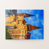 Hunyad Castle - Corvin's Castle in Hunedoara. Legpuzzel (Horizontaal)