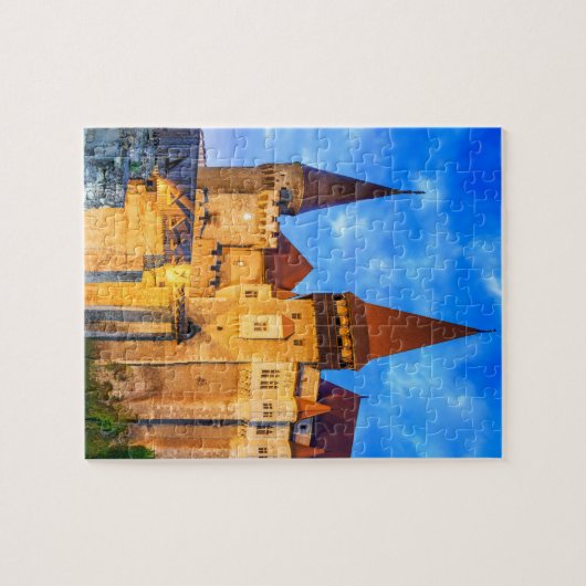 Hunyad Castle - Corvin's Castle in Hunedoara Legpuzzel (Horizontaal)