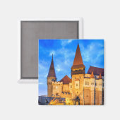 Hunyad Castle - Corvin's Castle in Hunedoara. Magneet (Voorkant / Achterkant)