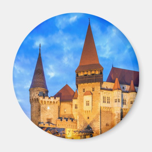 Hunyad Castle - Corvin's Castle in Hunedoara. Magneet (Voorkant)