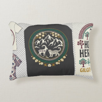 Hunza Heritage Grafische T-Shirt | Gilgit-Baltista Accent Kussen