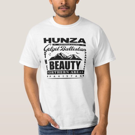 HUNZA MODERN T-SHIRT (Voorkant)