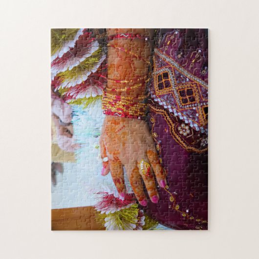 Hunza Wedding Pakistan. Legpuzzel (Verticaal)