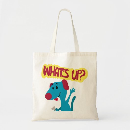 Hup-dog met bot tote bag (Voorkant)