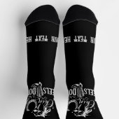 Hup-hakken naar het koeienliefje rijden sokken (Top)