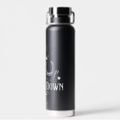 Hup-hakken naar het koeienliefje rijden waterfles (Achterkant)