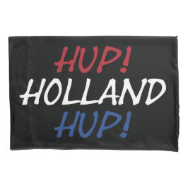 Hup Holland Hup bedekt met NLD Vlag op bk pcnt Kussensloop