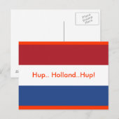 Hup... Holland..Hup! briefkaart (Voorkant / Achterkant)