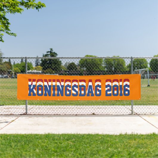 Hup Holland Hup, Nederland Koningsdag 2016 Spandoek (Insitu)