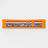 Hup Holland Hup, Nederland Koningsdag 2016 Spandoek (Horizontaal)