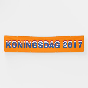 Hup Holland Hup, Nederland Koningsdag 2017 Spandoek